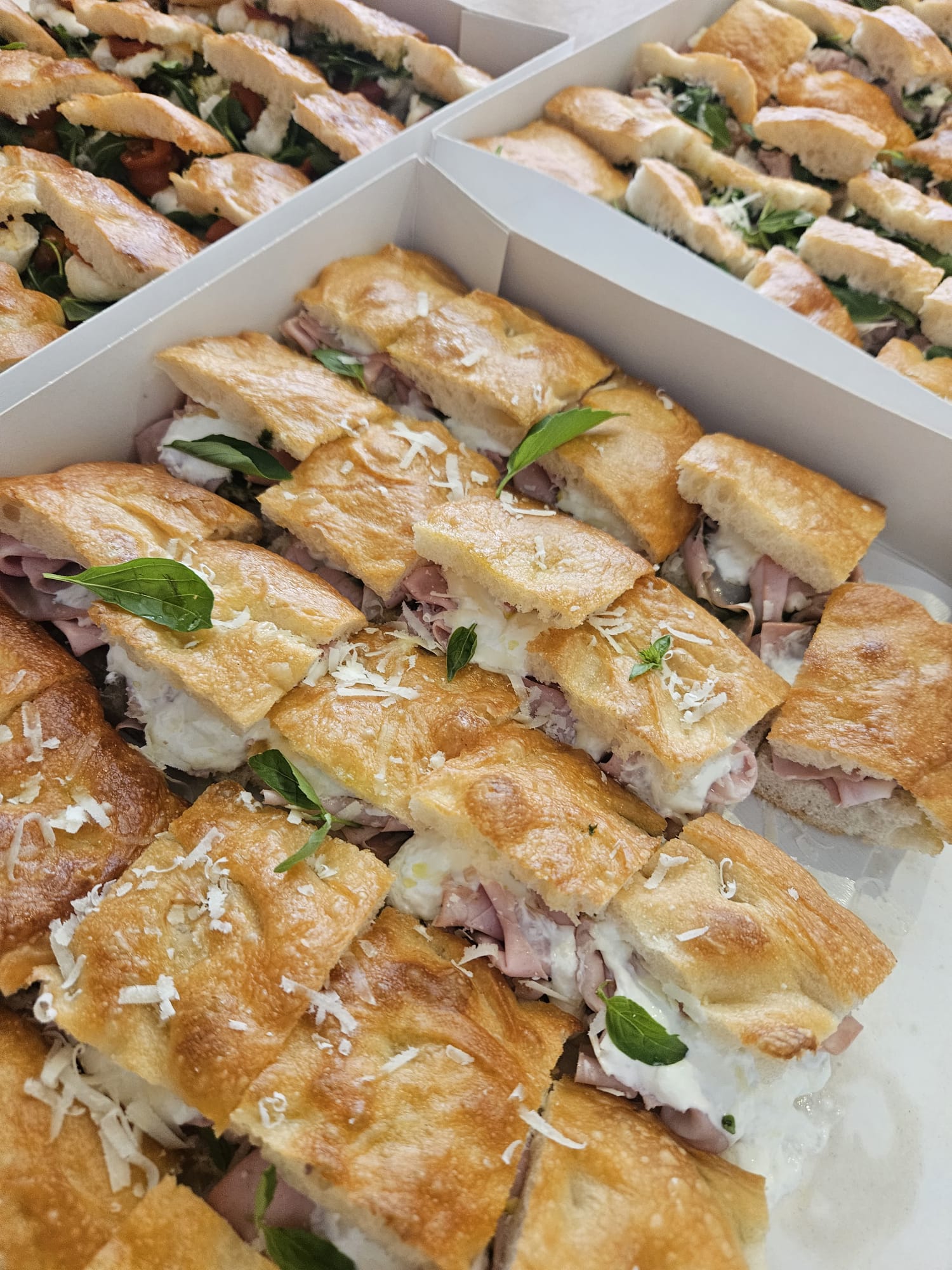 Buffet traiteur italien préparé par la Focacherie à Toulon — réalisation 1